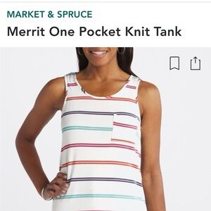 Stitch Fix Stripped Tank - size small